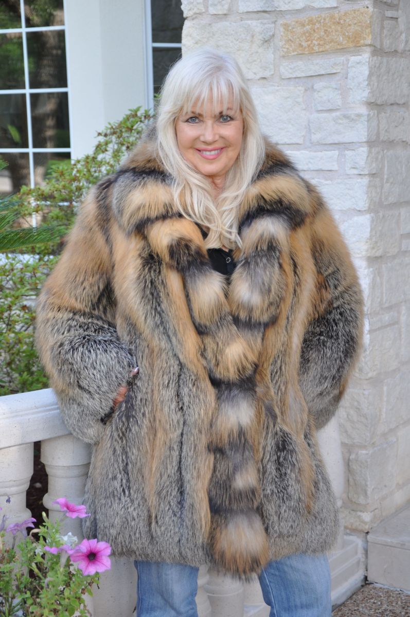 Linda Cross Fox Coat | Aspen Fashions by Gwen