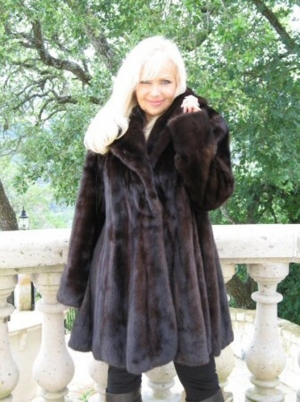 mink stroller coat